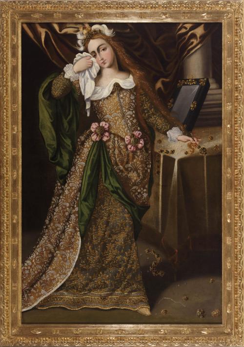 María Magdalena despojándose de sus joyas