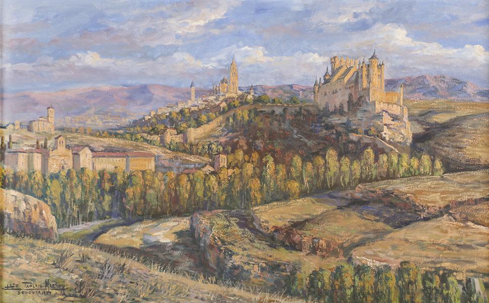 Magnete Frigorifero Segovia Vista Panoramica 45 X 70 Mm, Spessore 2 Mm, Città Spagna, Idea Regalo Viaggio