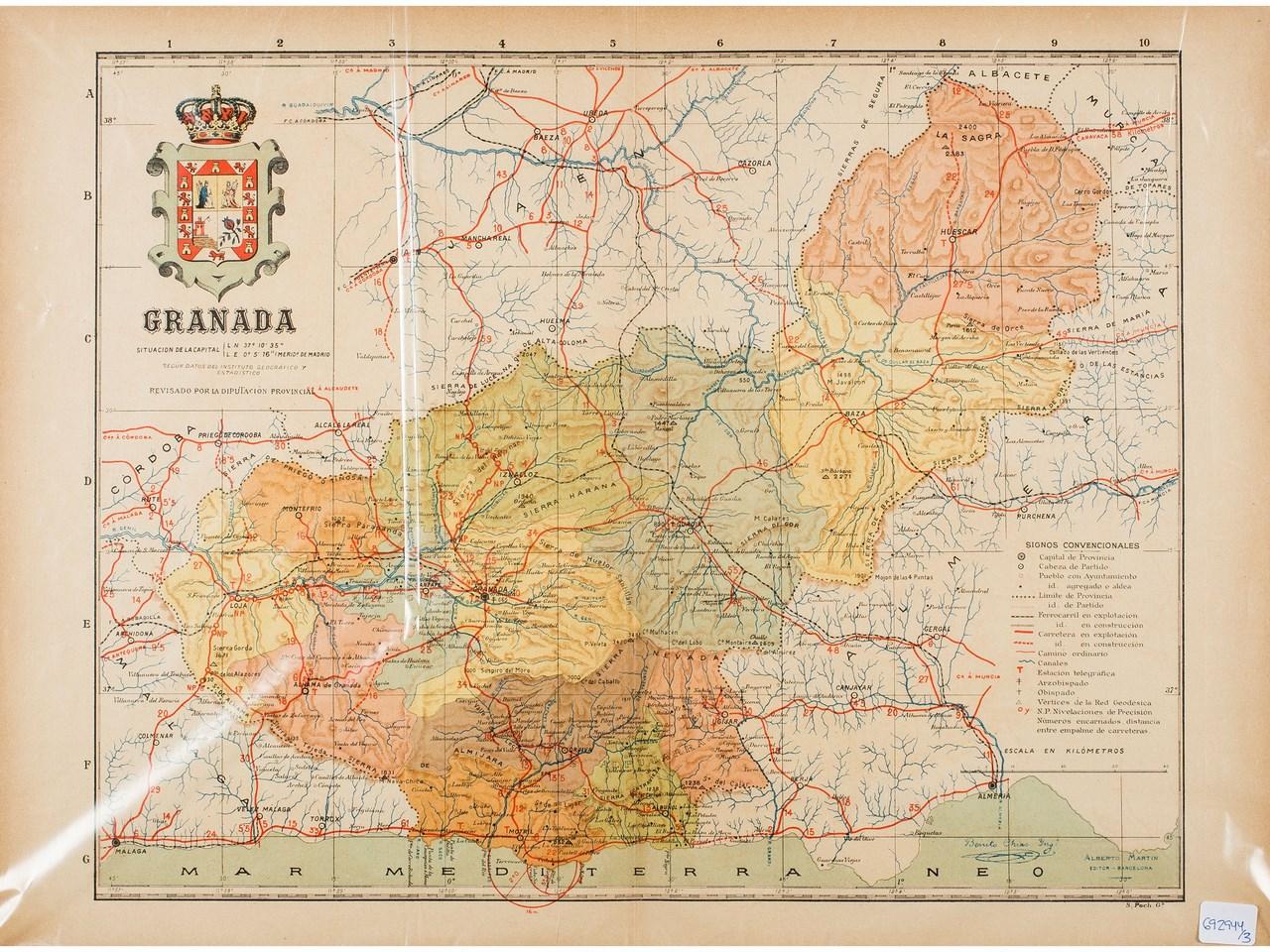 MAPA DE GRANADA
