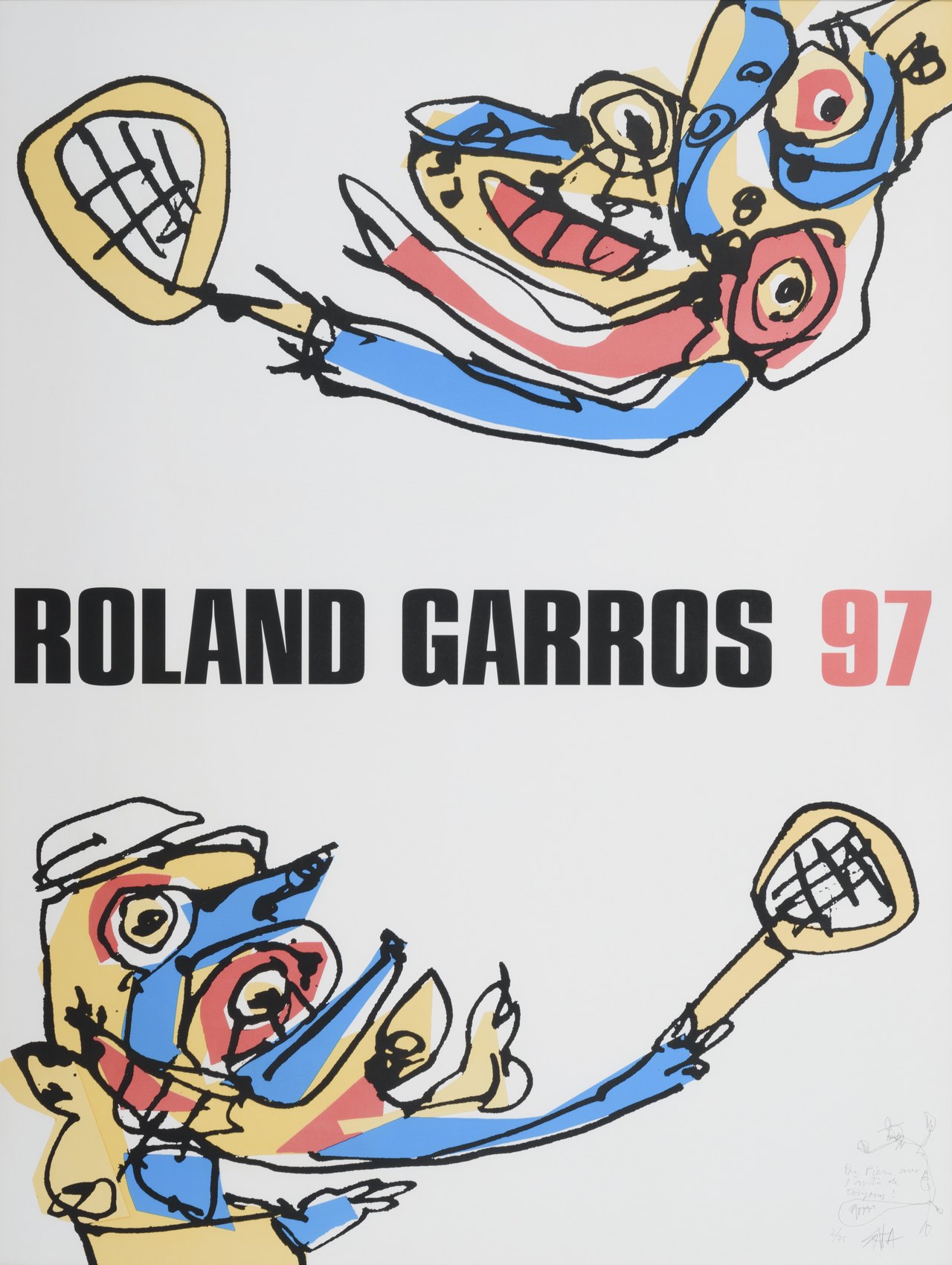 Cartel para Roland Garros.1997