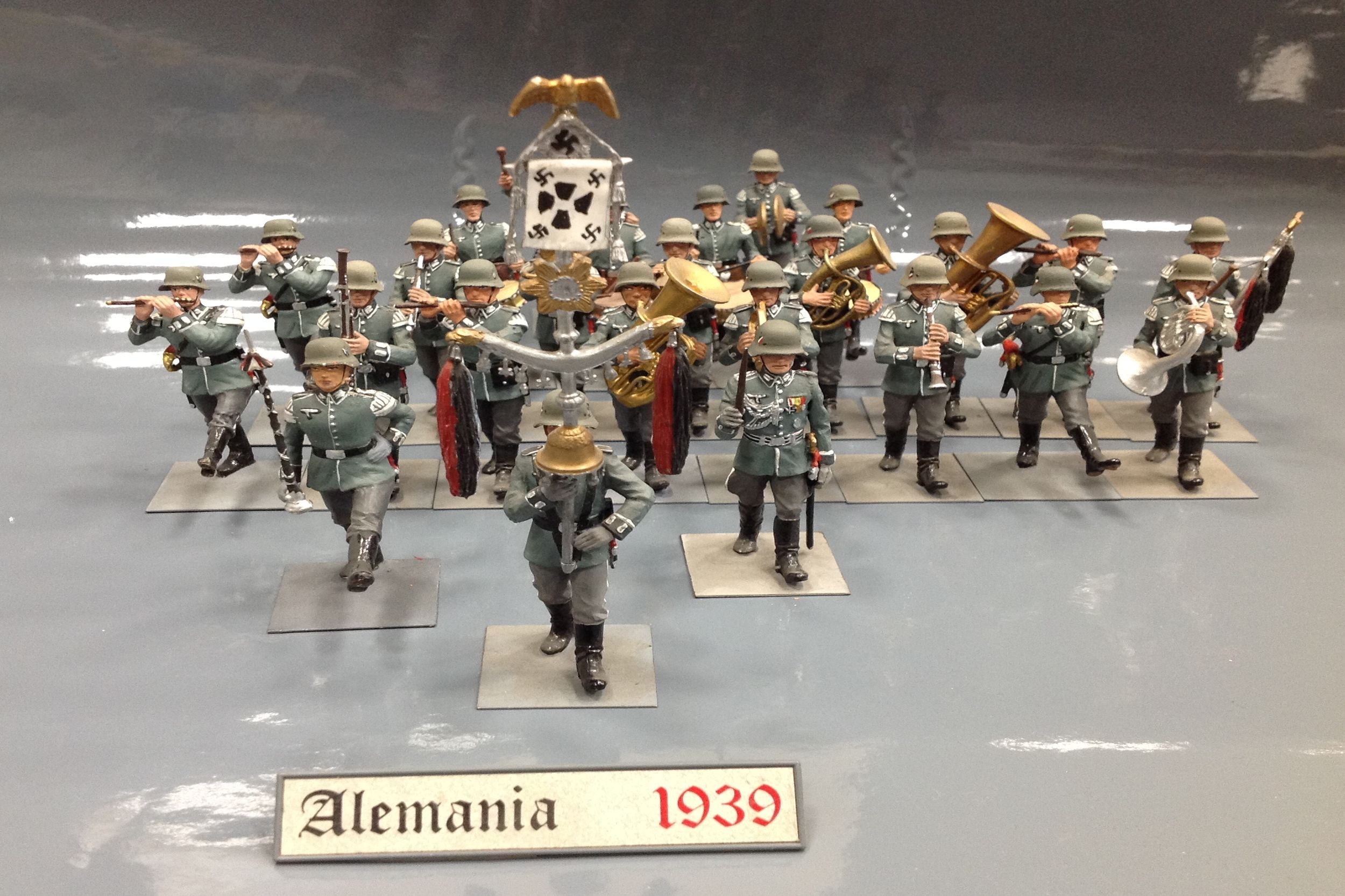 BANDA DE MUSICA WEHRMACHT ALEMANIA 1939