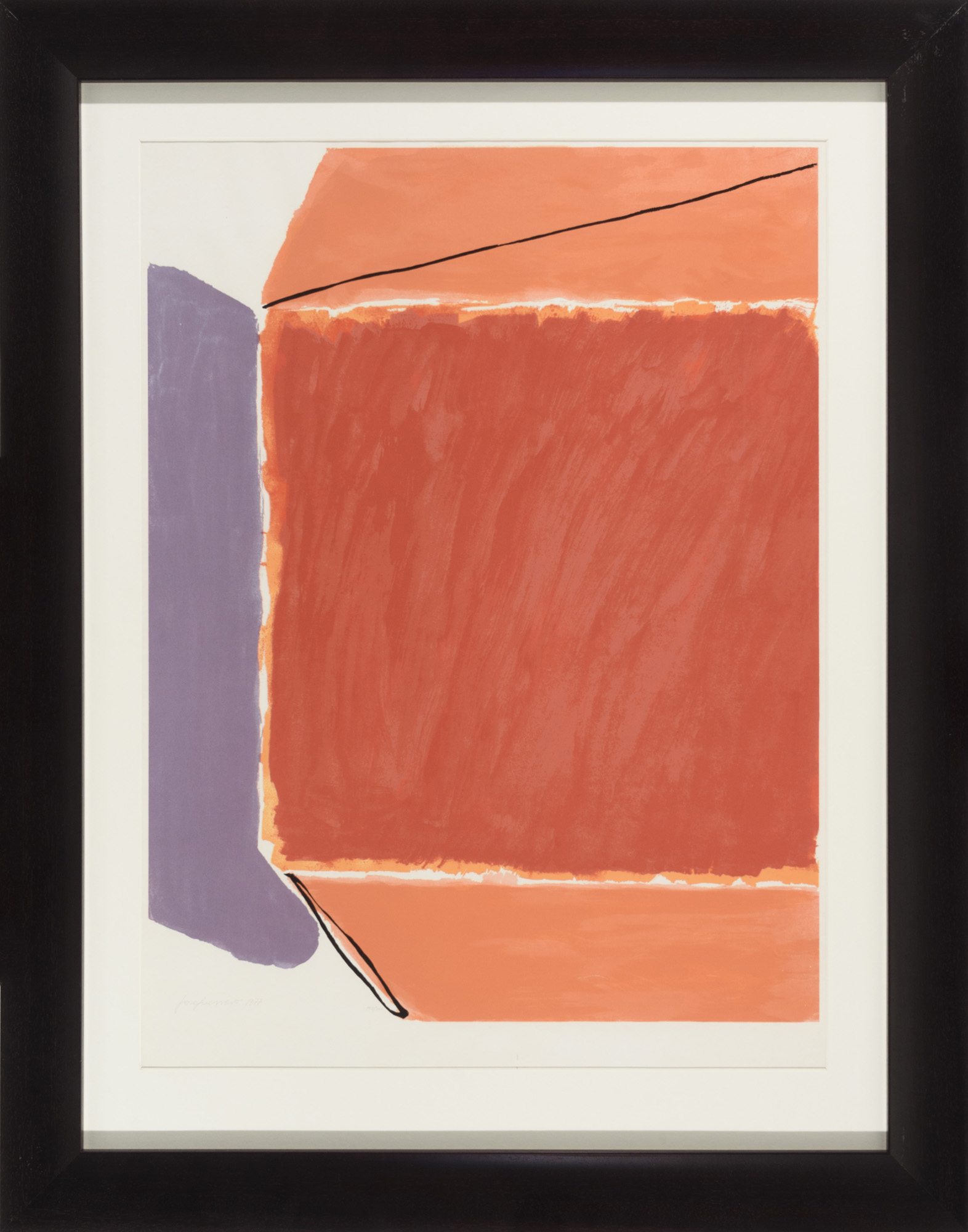 Composición Naranja y Azul, 1977