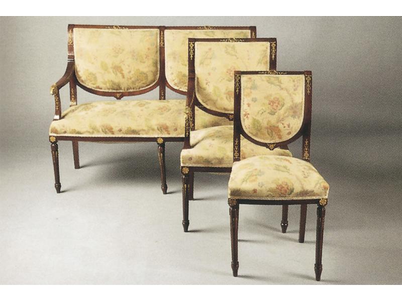 Canapé, dos sillones y tres sillas, Francia, c.1900