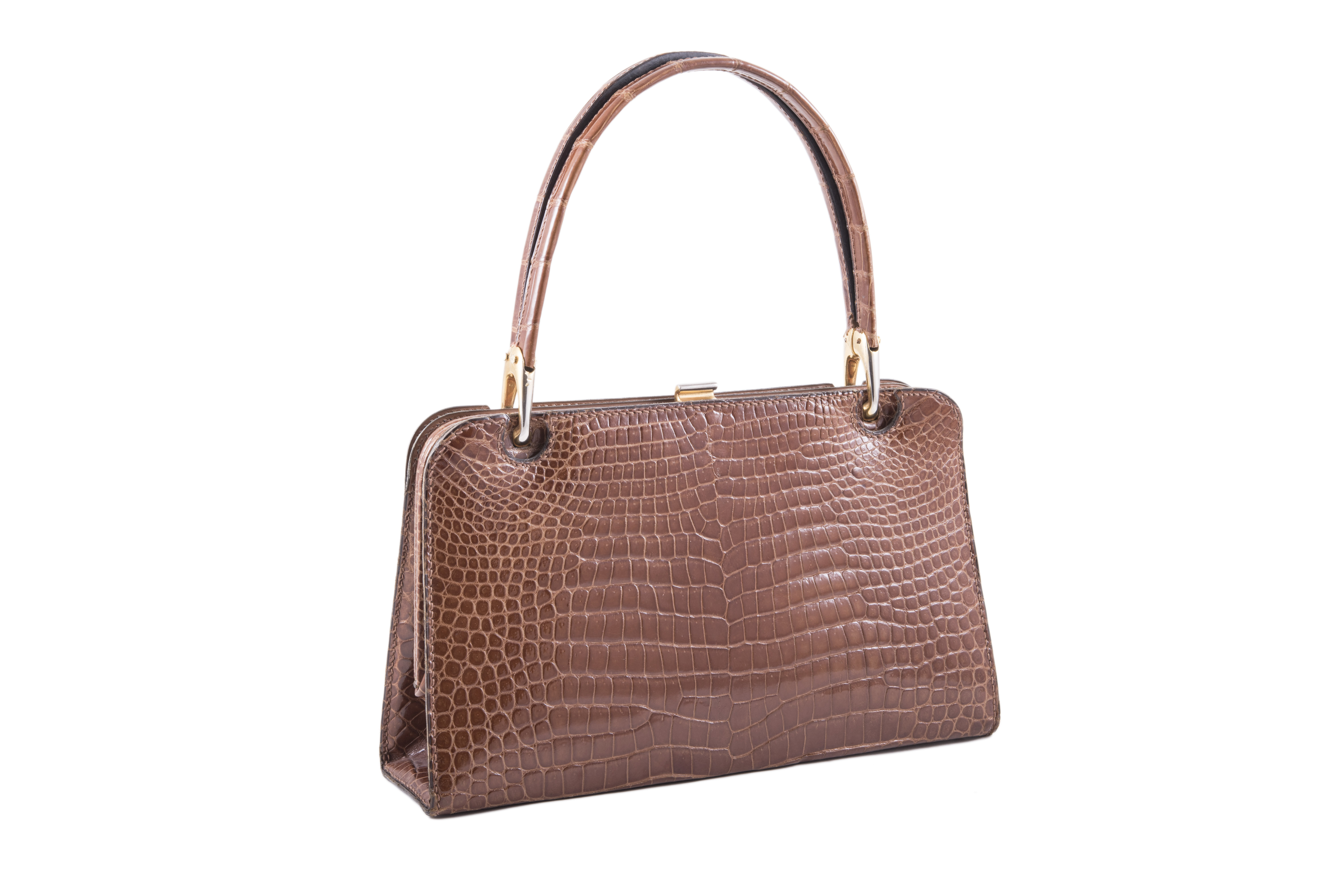 BOLSO PIEL DE COCODRILO FRANCÉS