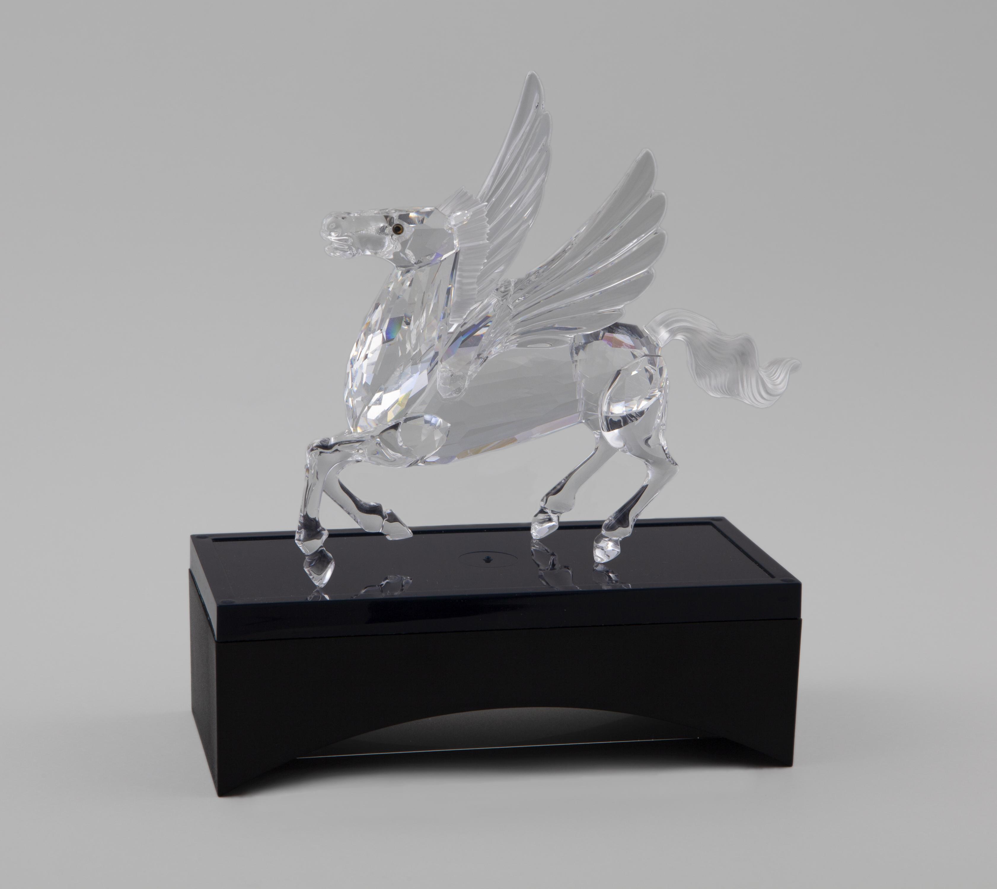 FIGURA DE CRISTAL DE SWAROVSKI EL PEGASO, 1998