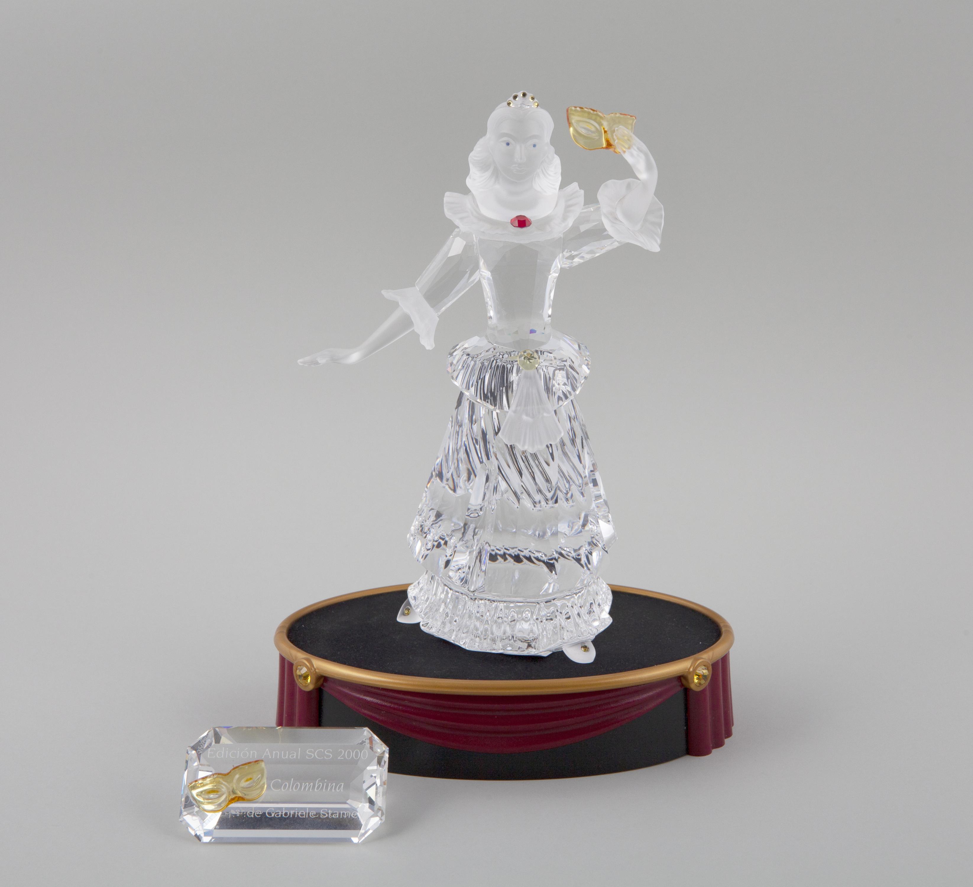 FIGURA DE CRISTAL DE SWAROVKI COLUMBINE SERIE MASQUERADE 20