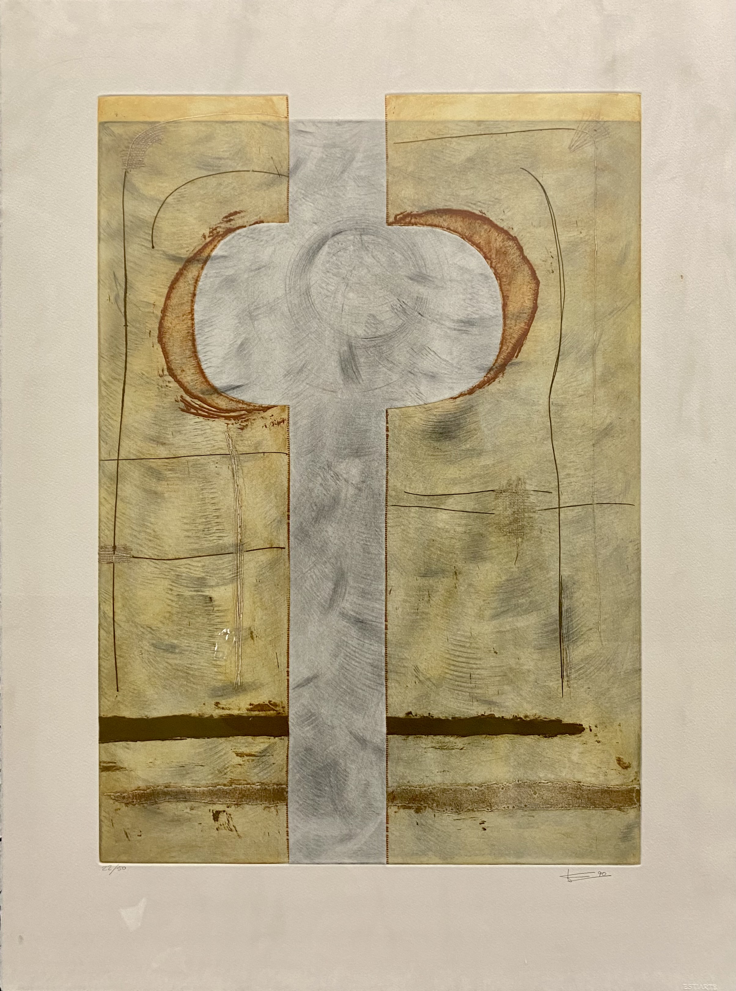 ABSTRACCIÓN DE OCRES, 1990