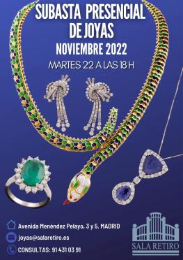 SUBASTA DE JOYAS NOVIEMBRE 2022