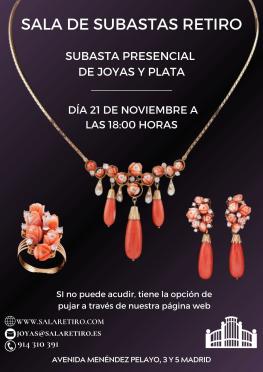 SUBASTA DE JOYAS DE NOVIEMBRE DE 2023