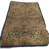 <span class='ref_item'>3 -</span> <span class="object_title">ALFOMBRA ESPAÑOLA</span>   <p><span class="technique_material">Lana</span><br><span class="technical_description">Campo en color verde oscuro con toda la superficie decoradacon grandes palmetas en color naranja y amarillo. Perímetro en azul marino.<br/>Presenta deterioros por su uso.</span><br><span class="ALTO_HCES1">200</span>x<span class="ANCHO_HCES1">130</span></p>