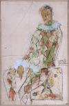 <span class='ref_item'>117 -</span> <span class="object_title">PIERROT</span>   <p><span class="author">IGNACIO BELDA (Granada, 1935-2014))</span> <br><span class="technique_material">Ceras sobre papel adherido a tabla </span><br><span class="technical_description">Firmado en el área derecha y fechado en 1956</span><br><span class="ALTO_HCES1">49 </span><span class="ALTOUMED_HCES1">cm.</span>x<span class="ANCHO_HCES1">31 </span><span class="ANCHOUMED_HCES1">cm.</span></p>