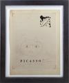 <span class='ref_item'>65 -</span> <span class="object_title">TÊTE DE FAUNO, 1945</span>   <p><span class="author">PABLO RUÍZ PICASSO (Málaga, 1881 - Mougins, 1973)  </span> <br><span class="technique_material">Lápiz de color sobre papel fino</span><br><span class="technical_description">Dibujo realizado en la página del libro de Ramón Gómez de la Serna "La completa y verídica historia de Picasso y el Cubismo", en cuyo reverso se conserva la fotografía del autor que acompaña el libro. Firmado y fechado 11-9-45.<br/>Libro publicado por la editorial Chiantore en 1945. <br/>Enmarcado en madera y cristal.<br/>Medidas hoja: 26 x 20cm<br/>Medidas marco: 33,5x27,5cm</span><br></p>