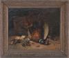 <span class='ref_item'>217 -</span>  <span class="description">LEON CHARLES HUBERT (1858-1928) Pintor francés BODEGÓN DE CAZA Óleo sobre lienzo 54 cm.x65 cm.</span>  
