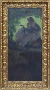 <span class='ref_item'>12 -</span> <span class="object_title">ESCENA MITOLÓGICA, ca.1913</span>   <p><span class="author">FERNANDO ÁLVAREZ DE SOTOMAYOR  (Ferrol, 1875 - 1960)   </span> <br><span class="technique_material">Óleo sobre lienzo  </span><br><span class="technical_description"> 86,6 x 40,3 cm el lienzo<br/>Con pequeñas faltas de pintura. <br/>Enmarcado con importante marco dorado. <br/>Con fotocopia del certificado de autenticidad emitido por su hija Doña Rosario Álvarez de Sotomayor situándolo en Madrid hacia 1913.</span><br><span class="ALTO_HCES1">104 </span><span class="ALTOUMED_HCES1">cm.</span>x<span class="ANCHO_HCES1">57 </span><span class="ANCHOUMED_HCES1">cm.</span></p>
