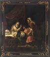 <span class='ref_item'>1 -</span> <span class="object_title">LA BENDICIÓN DE ISAAC, COPIA DEL ORIGINAL DE MURILLO DEL S.XVII</span>   <p><span class="technique_material">Óleo sobre lienzo</span><br><span class="technical_description">Copia de un fragmento de la obra original de Bartolomé Esteban Murillo (Sevilla, 1617-1682), que se encuentra en el Hermitage. Representa la escena del Antiguo Testamento donde Jacob se hace pasar, con ayuda de su madre Rebeca, por su hermano Esaú y así recibir la bendición de su padre, Isaac ciego y moribundo<br/>Enmarcado con marco de la época.<br/>Medidas: 124 x 146cm el lienzo</span><br></p>