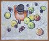 <span class='ref_item'>126 -</span> <span class="object_title">BODEGÓN CON CAFETERA Y MANZANAS</span>   <p><span class="author">JOSÉ SANTIÁÑEZ (Barcelona, 1922)</span> <br><span class="technique_material">Óleo sobre lienzo</span><br><span class="technical_description">Firmado en el ángulo inferior izquierdo<br/>Ligeras pérdidas en la parte inferior. <br/>Medidas: 63,5 x 75,5cm enmarcado. 60 x 72cm sin enmarcar. </span><br></p>