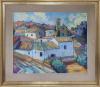 <span class='ref_item'>87 -</span> <span class="object_title">VISTA DE PUEBLO, 1977</span>   <p><span class="author">ÁNGEL ROMÁN PINA (Alcoy, Alicante, siglo XX)</span> <br><span class="technique_material">Óleo sobre lienzo</span><br><span class="technical_description">Firmado y fechado en el ángulo inferior derecho.<br/>Enmarcado con paspartú<br/>Medidas: 78 x 85,4cm con marco. 55 x 66cm sin marco</span><br></p>