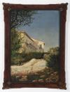 <span class='ref_item'>35 -</span> <span class="description">CASONA JUNTO AL RÍO, 1912 </span>  <p><span class="description">ANTONIO GRANER Y VIÑUELAS (Madrid, s.XIX-XX) <br>Óleo sobre lienzo<br>Firmado y fechado en el ángulo inferior derecho<br>Enmarcado. Leve rotura en la parte superior del lienzo<br>Medidas: 123 x 83cm sin marco<br>Estimación de mercado: 550-600&euro;</span></p>