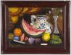 <span class='ref_item'>3 -</span> <span class="object_title">BODEGÓN</span>   <p><span class="author">ESCUELA  CONTEMPORÁNEA  </span> <br><span class="technique_material">Gouache bajo cristal</span><br><span class="technical_description">Firmado "Susana" en una cartela en la parte inferior<br/>Medidas: 45 x 58,5cm con marco</span><br></p>
