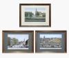 <span class='ref_item'>136 -</span> <span class="description">Tres vistas ópticas </span>  <p><span class="description">ESCUELA FRANCESA SIGLO XIX. <br>Grabados iluminados <br>A. Veue et perspective de la Saimaritaine de Paris. Firmado L.S en tinta en el ángulo inferior derecho. Enmarcado con cristal: 40 x 55cm. <br>B. Vue de l&#39;eglise Meridional á Amsterdam. Enmarcado con cristal: 45 x 60cm. <br>C. Rue de la Place des Capucins et Marche des Oifeaux. Enmarcado con cristal: 40 x 55cm. </span></p>