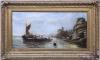 <span class='ref_item'>74 -</span> <span class="object_title">ESCENA DE PESCADORES CON PUERTO AL FONDO, 1879</span>   <p><span class="author">JULES ACHILLE NOËL (Francia, 1815-1881)</span> <br><span class="technique_material">Óleo sobre lienzo</span><br><span class="technical_description">Representa una escena marinera con pescadores faenando cerca de una gruta, con puerto y una ciudad al fondo.<br/>Firmado y fechado el ángulo inferior izquierdo. <br/>Con marco trabajado en madera dorada y restaurado. Lienzo reentelado<br/>Medidas: 47 x 79cm con marco. 31 x 61cm sin marco<br/>Estimación de mercado: 2.200-2.500&euro;</span><br></p>