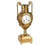 <span class='ref_item'>112 -</span> <span class="object_title">RELOJ L.P JAPY & CIE 1878, ESTILO IMPERIO, EN BRONCE</span>   <p><span class="technical_description">Maquina París. Estilo imperio en bronce dorado en forma de ánfora sobre basamento cuadrangular que apoya en patas en formas de bola, con friso representando a Cupido con decoración de motivos clásicos. Esfera en porcelana blanca con numeración romana. Sonería de horas y medias sobre campana. Péndulo de lira. Con sello en la maquinaria y numerado A.M 4509. En estado de marcha. <br/>Medidas: 41,5 x 16 x 12cm. </span><br></p>