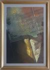 <span class='ref_item'>36 -</span> <span class="description">TEXTURAS DE LUZ </span>  <p><span class="description">MIGUEL AROCHA (Tenerife, 1948) <br>Óleo sobre cartón<br>Obra reproducida en la página 34 del catálogo "Miguel Arocha: Homenaje a Velázquez" editado por la Fundación Banco Hispano Americano <br>Se acompaña del catálogo mencionado<br>Enmarcado con cristal<br>100 cm.x70 cm.</span></p>