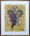 <span class='ref_item'>42 -</span> <span class="object_title">RACIMO DE UVAS, 1996</span>   <p><span class="author">FRANCISCO BORRÁS (Sevilla, 1938)</span> <br><span class="technique_material">Óleo sobre papel</span><br><span class="technical_description">Firmado en el ángulo inferior derecho<br/>Enmarcado con cristal.<br/>Medidas: 57 x 44cm sin marco</span><br></p>