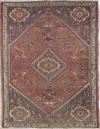 <span class='ref_item'>227 -</span> <span class="object_title">ALFOMBRA PERSA BIDJAR. IRÁN, SIGLO XX</span>   <p><span class="technique_material">Lana</span><br><span class="technical_description">De campo rojo con medallón central en forma romboidal con una circuferencia en su interior en tonos rojos, azules y beige dentro de una forma hexagonal y cenefa beige.<br/>Decoración motivos florales y geométricos.<br/>Presenta deterioros por el desgaste de su uso.</span><br><span class="ALTO_HCES1">156</span>x<span class="ANCHO_HCES1">120 </span><span class="ANCHOUMED_HCES1">cm.</span></p>