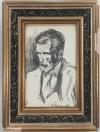 <span class='ref_item'>163 -</span> <span class="object_title">RETRATO DE CABALLERO</span>   <p><span class="author">JOSÉ MONGRELL Y TORRENT (1870 - 1937) Pintor valenciano</span> <br><span class="technique_material">Dibujo a carboncillo</span><br><span class="technical_description">Firmado "J.Mongrell" en el ángulo inferior derecho.<br/>Enmarcado.<br/> </span><br><span class="accessories">Marco de madera dorada y policromada, roturas en el marco </span><br><span class="ALTO_HCES1">19 </span><span class="ALTOUMED_HCES1">cm.</span>x<span class="ANCHO_HCES1">14 </span><span class="ANCHOUMED_HCES1">cm.</span></p>