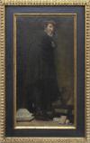 <span class='ref_item'>16 -</span> <span class="object_title">"MENIPO" COPIA DE LA OBRA ORIGINAL DE DIEGO RODRÍGUEZ DE SILVA Y VELÁZQUEZ DE </span>   <p><span class="technique_material">Óleo sobre lienzo</span><br><span class="technical_description">Copia de la obra original de Diego Rodríguez de Silva y Velázquez realizada en 1641 y ubicada actualmente en el Museo Nacional del Prado. Reproducción realizada por un copista autorizado por el Museo Nacional del Prado. <br/>Con marco de madera tallada, policromada y parcialmente dorada. Con algunas faltas en el marco y lienzo.<br/>Medidas con marco: 115,50x74cm</span><br></p>