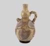 <span class='ref_item'>124 -</span> <span class="object_title">TETERA CON FORMA DE DOBLE CALABAZA</span>   <p><span class="technique_material">Cerámica</span><br><span class="technical_description">Asa en forma de soga con doble cordón entrelazado.<br/>Restos de adhesivo en la base.</span><br><span class="ALTO_HCES1">21 </span><span class="ALTOUMED_HCES1">cm.</span></p>