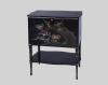 <span class='ref_item'>227 -</span> <span class="object_title">MUEBLE LICORERA DE MADERA LACADA DE GUSTO ORIENTAL. S.XX</span>   <p><span class="technical_description">Realizada en madera lacada en negro con incrustaciones de nácar.<br/>Decorado con motivos florales y de aves.<br/>Con un compartimento delantero con tapa abatible con el sistema de apertura roto.<br/> </span><br><span class="ALTO_HCES1">57,50 </span><span class="ALTOUMED_HCES1">cm.</span>x<span class="ANCHO_HCES1">32 </span><span class="ANCHOUMED_HCES1">cm.</span>x<span class="GRUESO_HCES1">49 </span><span class="GRUESOUMED_HCES1">cm.</span></p>