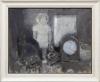 <span class='ref_item'>126 -</span> <span class="object_title">OBJECTES</span>   <p><span class="author">JOSEP ROIG AGUILÓ (Barcelona, 1898-1968)</span> <br><span class="technique_material">Óleo sobre lienzo</span><br><span class="technical_description">Firmado en el ángulo inferior derecho.<br/>Inscripción en la trasera con el título. Ligeras pérdidas<br/>Enmarcado<br/>Medidas: 91 x 110cm con marco<br/>Estimación de mercado: 170-200&euro;</span><br></p>