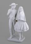 <span class='ref_item'>122 -</span> <span class="object_title">PAREJA DE JORNALEROS</span>   <p><span class="technique_material">Figuras de biscuit</span><br><span class="technical_description">Marca Bidasoa en la base<br/>Bastón del hombre roto (situado detrás)<br/>Altura: 26 cm </span><br></p>