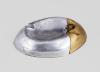 <span class='ref_item'>179 -</span> <span class="object_title">CENICERO OVALADO DE ALUMINIO Y LATÓN. POSIBLEMENTE DISEÑO DE DAVID MARSHAL.</span>   <p><span class="technique_material">Aluminio y latón</span><br><span class="technical_description">13cm.</span><br></p>