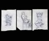 <span class='ref_item'>62 -</span>  <span class="object_title"> FIGURAS MASCULINAS SEMIDESNUDAS EN DIFERENTES POSTURAS</span> <span class="technique_material">Lápiz sobre papel de 28 x 20.5 cm.</span>   