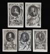 <span class='ref_item'>65 -</span>  <span class="description">JACOBUS HOUBRAKEN (1698-1780) SEGÚN G.KNELLE, VAN DICK, ISAAC OLIVER CONJUNTO DE 5 GRABADOS DE: WILLIAM LORD RUSSEL, SR.PHILLIP SYDNEY, DANIEL EARL OF NOTTINGHAM, GEORGE LORD DIGBY EARL OF BRISTOL Y EDWARD RUSSEL EARL OF ORFORD. </span>  