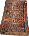 <span class='ref_item'>16 -</span> <span class="object_title">ALFOMBRA PERSA</span>   <p><span class="object_title">ALFOMBRA PERSA</span><br><span class="technique_material">Lana</span><br><span class="technical_description">Campo con fondo azul oscuro con decoración geométrica en tonos rojizos y naranjas.<br/> Presenta defectos por el desgaste de su uso en el campo.<br/> </span><br><span class="ALTO_HCES1">197</span>x<span class="ANCHO_HCES1">130 </span><span class="ANCHOUMED_HCES1">cm.</span></p>