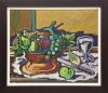 <span class='ref_item'>82 -</span> <span class="object_title">BODEGÓN DE FRUTERO, FRUTAS, COPA Y CUCHILLO SOBRE MESA</span>   <p><span class="author">FERNANDO RUIZ MORENO (Málaga, 1938)</span> <br><span class="technique_material">Óleo sobre lienzo</span><br><span class="technical_description">Firmado en el ángulo inferior izquierdo. Titulado al dorso. <br/>Enmarcado con marco de madera<br/>Medidas: 58 x 66,5cm con marco. 46 x 55cm sin marco<br/>Estimación de mercado: 120-130&euro;</span><br></p>