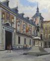 <span class='ref_item'>78 -</span> <span class="object_title">PLAZA DE LA VILLA, MADRID</span>   <p><span class="author">SANTIAGO DÍAZ SANTOS (Madrid, 1940)</span> <br><span class="technique_material">Óleo sobre lienzo</span><br><span class="technical_description">Firmado en el ángulo inferior derecho<br/>Sin marco<br/>Medidas: 73 x 60cm</span><br></p>