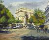<span class='ref_item'>86 -</span> <span class="object_title">ARCO DEL TRIUNFO, PARÍS</span>   <p><span class="author">SANTIAGO DÍAZ SANTOS (Madrid, 1940)</span> <br><span class="technique_material">Óleo sobre lienzo</span><br><span class="technical_description">Firmado en el ángulo inferior izquierdo<br/>Sin marco. Presenta craquelado en la pintura<br/>Medidas: 60 x 73cm<br/> </span><br></p>