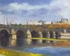 <span class='ref_item'>127 -</span> <span class="object_title">PUENTE DE SEGOVIA, MADRID</span>   <p><span class="author">SANTIAGO DÍAZ SANTOS (Madrid, 1940)</span> <br><span class="technique_material">Óleo sobre lienzo</span><br><span class="technical_description">Firmado en el ángulo inferior derecho<br/>Sin marco. Presenta craquelado en la pintura<br/>Medidas: 60 x 73cm</span><br></p>