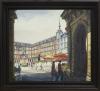 <span class='ref_item'>150 -</span> <span class="object_title">PLAZA MAYOR, MADRID</span>   <p><span class="author">SANTIAGO DÍAZ SANTOS (Madrid, 1940)</span> <br><span class="technique_material">Óleo sobre lienzo</span><br><span class="technical_description">Firmado en el ángulo inferior izquierdo.<br/>Enmarcado<br/>Medidas: 75 x 88cm con marco. 60 x 73cm sin marco </span><br></p>