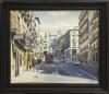 <span class='ref_item'>136 -</span> <span class="object_title">CALLE DE MADRID</span>   <p><span class="author">SANTIAGO DÍAZ SANTOS (Madrid, 1940)</span> <br><span class="technique_material">Óleo sobre lienzo</span><br><span class="technical_description">Firmado en el ángulo inferior derecho. Titulado al dorso.<br/>Enmarcado. Desperfectos en el marco<br/>Medidas: 75 x 88cm con marco. 60 x 73cm sin marco</span><br></p>