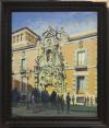 <span class='ref_item'>129 -</span> <span class="object_title">MUSEO MUNICIPAL, MADRID</span>   <p><span class="author">SANTIAGO DÍAZ SANTOS (Madrid, 1940)</span> <br><span class="technique_material">Óleo sobre lienzo</span><br><span class="technical_description">Firmado en el ángulo inferior izquierdo.<br/>Enmarcado. Presenta desperfectos en el marco<br/>Medidas: 88 x 75cm con marco. 73 x 60cm sin marco</span><br></p>