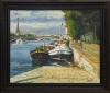 <span class='ref_item'>33 -</span> <span class="object_title">VISTA DE PARÍS</span>   <p><span class="author">SANTIAGO DÍAZ SANTOS (Madrid, 1940)</span> <br><span class="technique_material">Óleo sobre lienzo</span><br><span class="technical_description">Firmado en el ángulo inferior derecho.<br/>Enmarcado en madera<br/>Medidas: 75 x 88cm con marco. 60 x 73cm sin marco</span><br></p>