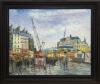 <span class='ref_item'>104 -</span> <span class="object_title">LES HALLES, PARÍS</span>   <p><span class="author">SANTIAGO DÍAZ SANTOS (Madrid, 1940)</span> <br><span class="technical_description">Óleo sobre lienzo de 60 x 73 cm<br/>Firmado en el ángulo inferior derecho. Titulado al dorso<br/>Enmarcado: 75 x 88 cm</span><br></p>