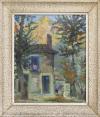 <span class='ref_item'>52 -</span> <span class="object_title">CASA DE PUEBLO</span>   <p><span class="author">JUAN RODRIGUEZ CABAS (Sevilla,1925)</span> <br><span class="technique_material">Óleo sobre lienzo  </span><br><span class="technical_description">Firmado y dedicado por el artista en el ángulo inferior derecho en Cuenca en 1952.<br/>Con marco de madera policromado. </span><br><span class="ALTO_HCES1">58 </span><span class="ALTOUMED_HCES1">cm.</span>x<span class="ANCHO_HCES1">50 </span><span class="ANCHOUMED_HCES1">cm.</span></p>