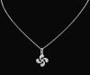 <span class='ref_item'>111 -</span> <span class="object_title">COLGANTE LAUBURU Y CADENA EN PLATA DE LEY</span>  <p><span class="technical_description">Colgante y cadena realizados en plata de ley. Colgante de lauburu, símbolo vasco. Cadena tipo forxat<br/>Cierre: Reasa<br/>Longitud: 45 cm.</span><br>Peso: <span class="PESO_HCES1">2,80</span> <span class="PESOUMED_HCES1">gr.</span><br></p>